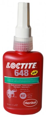 Клей Loctite 648 (стопорение винтов выс. плотности) 10 мл, шт