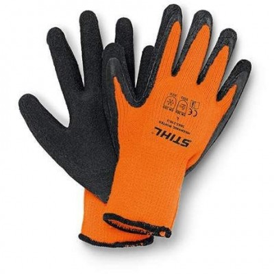 Перчатки для сенсорного экрана, оранжевые с логотипом STIHL	