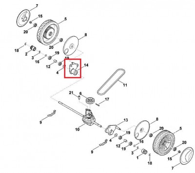 Поворотная пластина правая MB 4.0 RT, шт