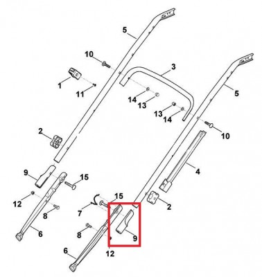 Втулка ручки MB 545, шт